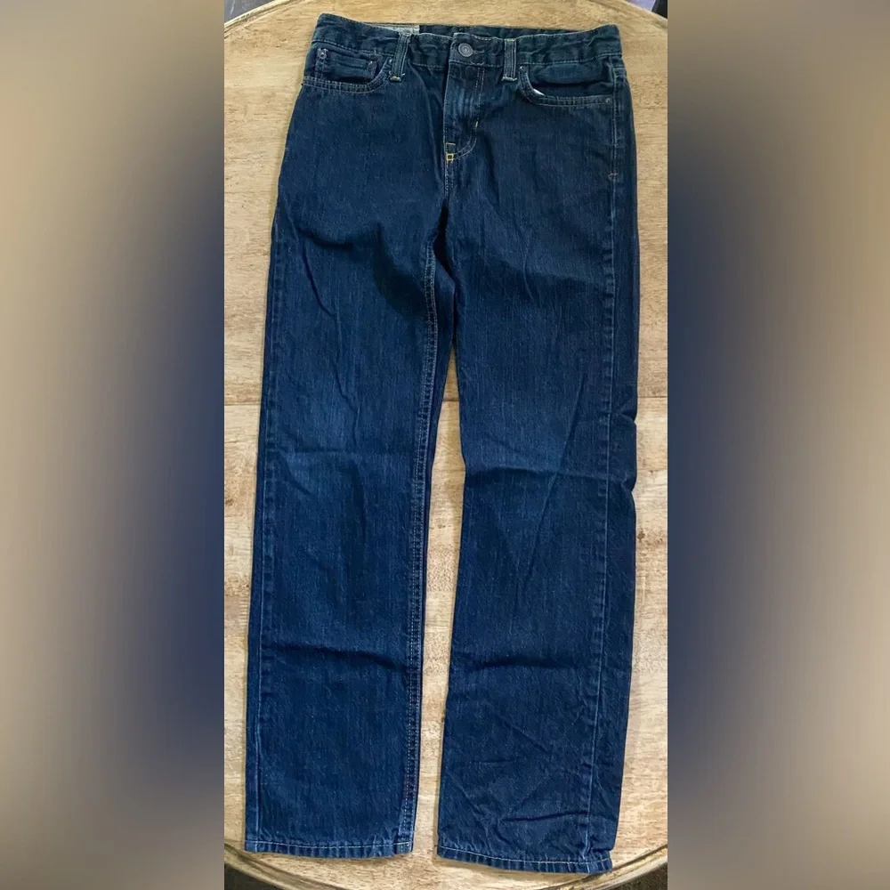 Polo Ralph Lauren Big Boys’ Sz 14 Dark Wash Authentic Dungaree Denim‎ Jeans